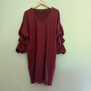 nwt new eloquii long sleeve bubble dress size 14/16